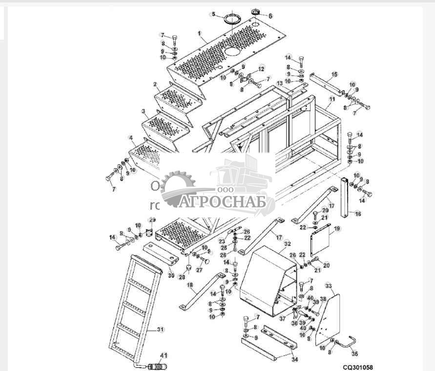 Задняя платформа 